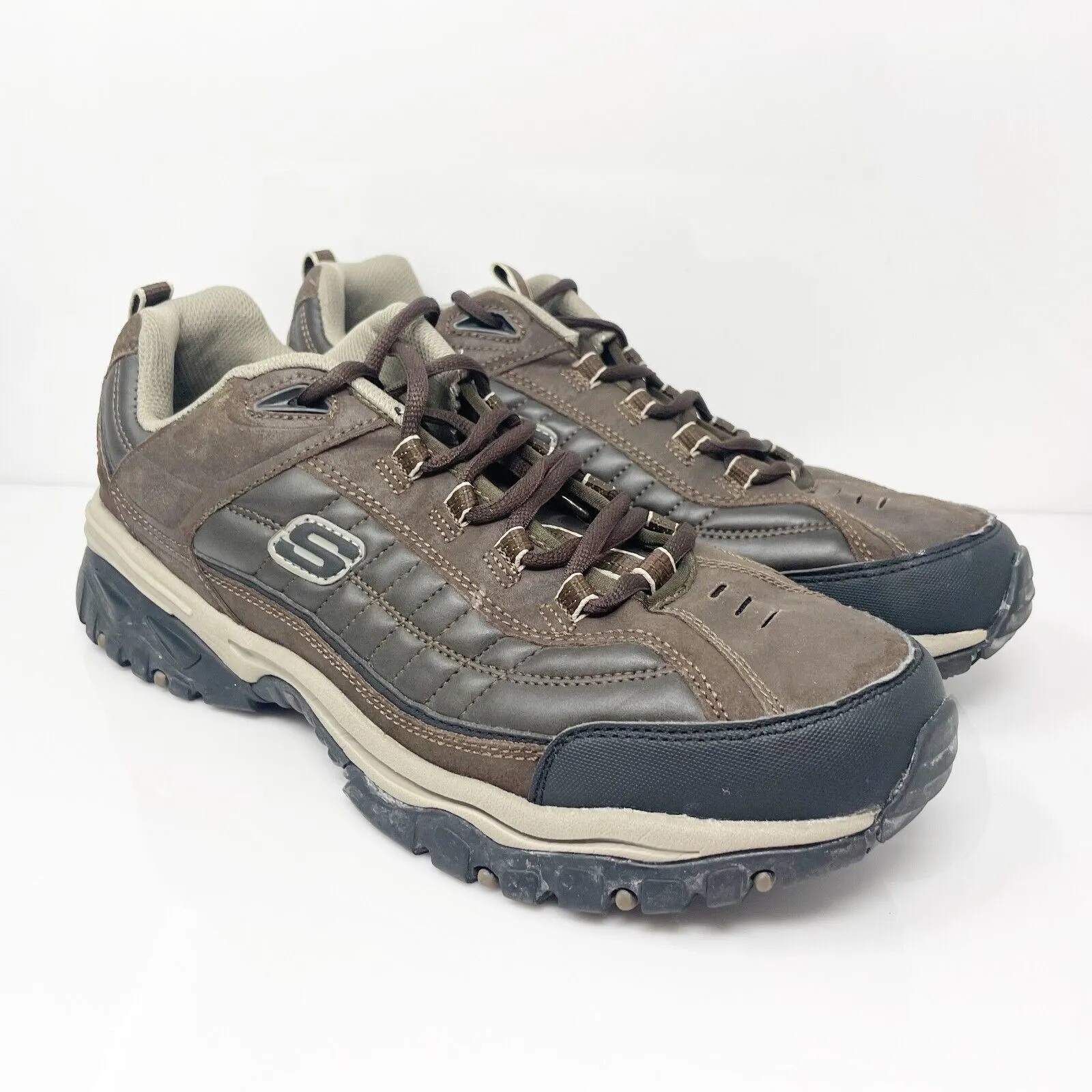 Skechers Mens Energy Downforce 50172 Brown Casual Shoes Sneakers Size 14