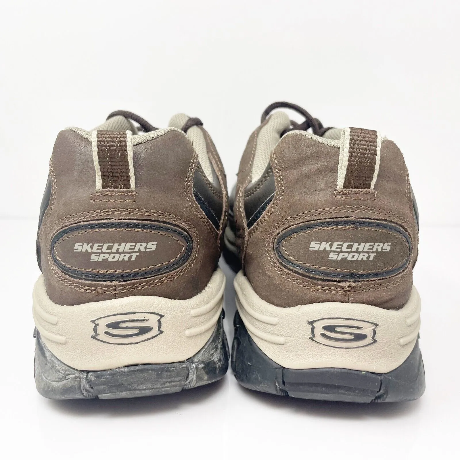 Skechers Mens Energy Downforce 50172 Brown Casual Shoes Sneakers Size 14