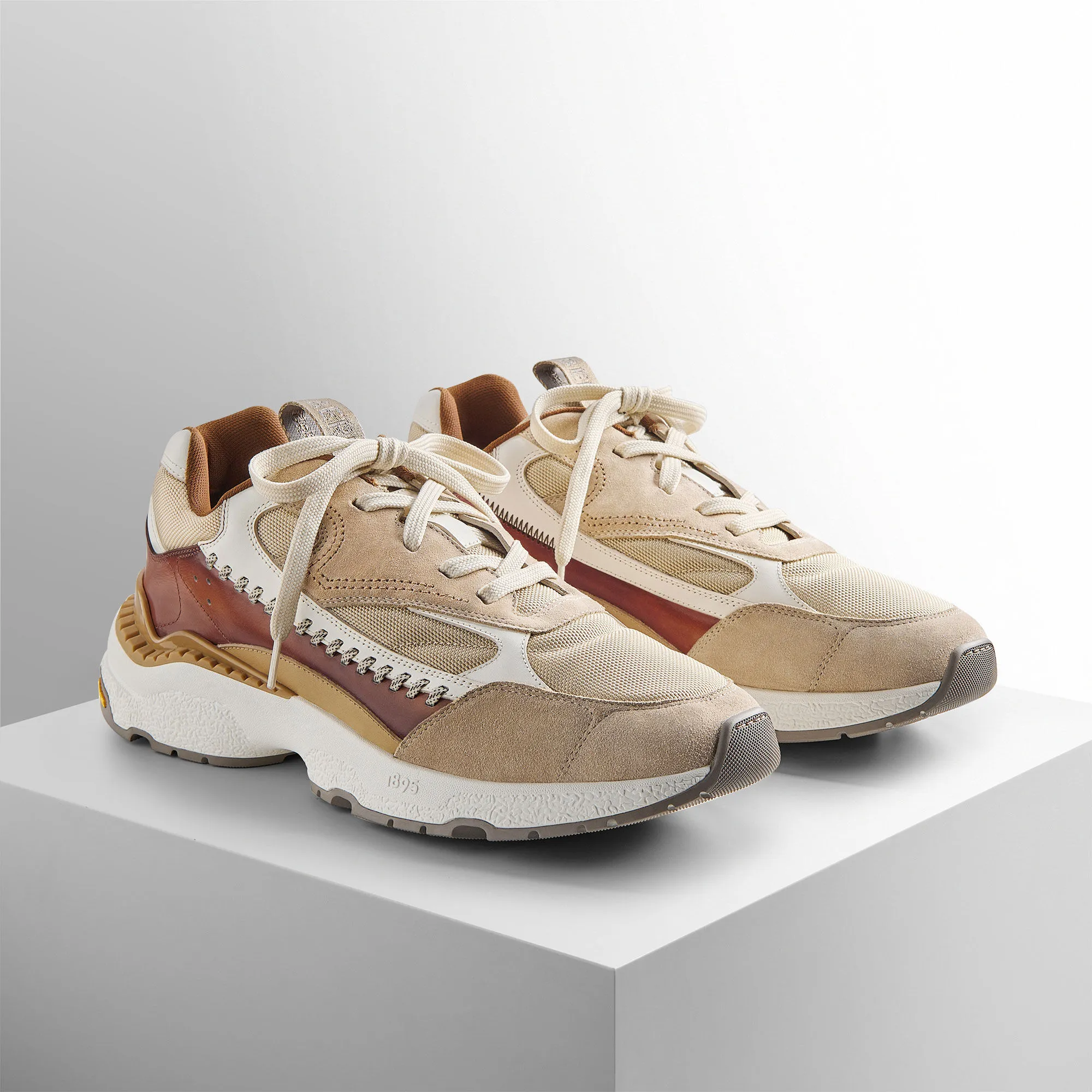 Nylon Leather Skyrunning Sneaker