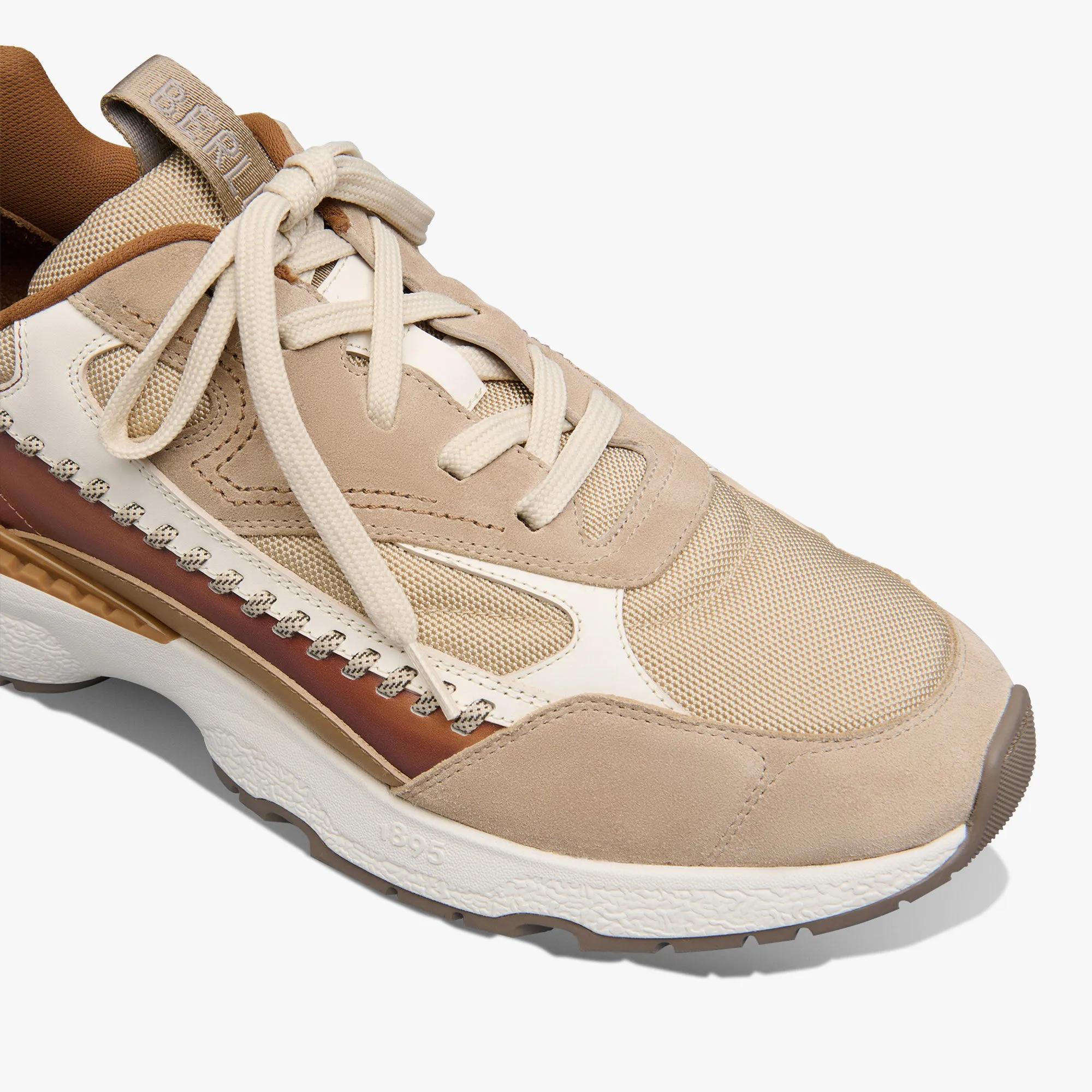 Nylon Leather Skyrunning Sneaker