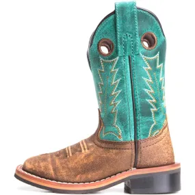 Brown Turquoise Kids' Boots - Smoky Mountain