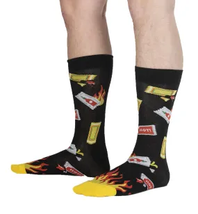 SOCK it to me Men's Crew Socks - Eye-catching Prints and Hot Style