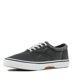 SPERRY Halyard Cvo Black Canvas Sneakers