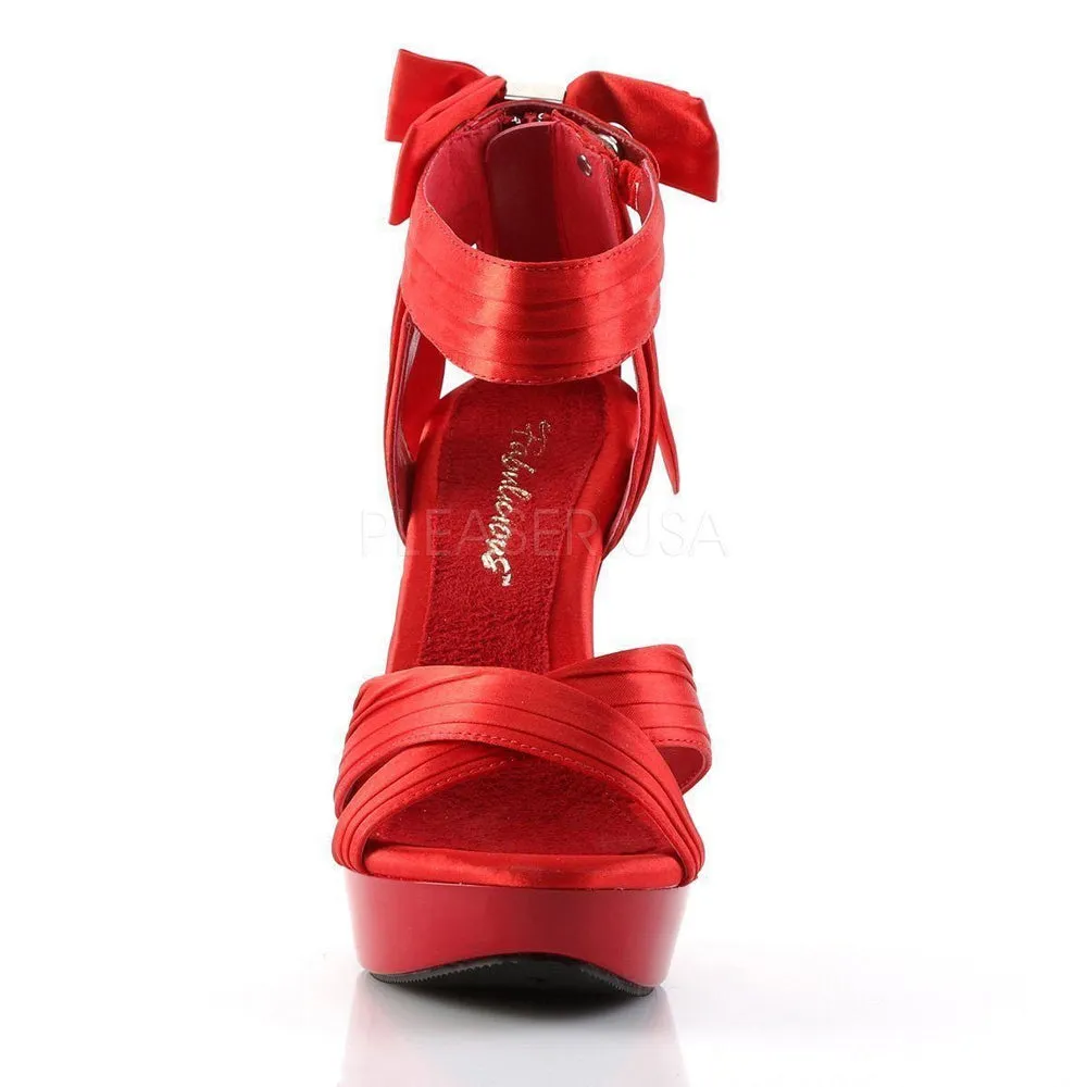 SS-COCKTAIL-568 Red Fabric Sandal