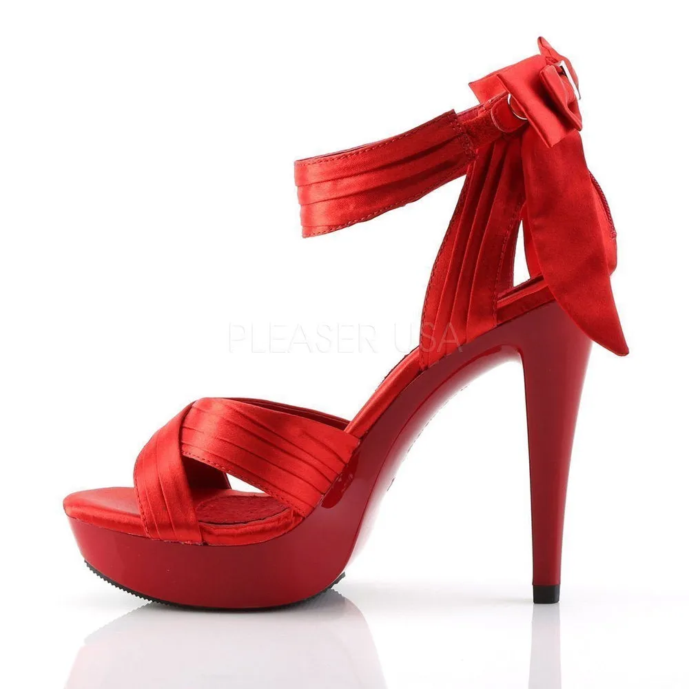 SS-COCKTAIL-568 Red Fabric Sandal