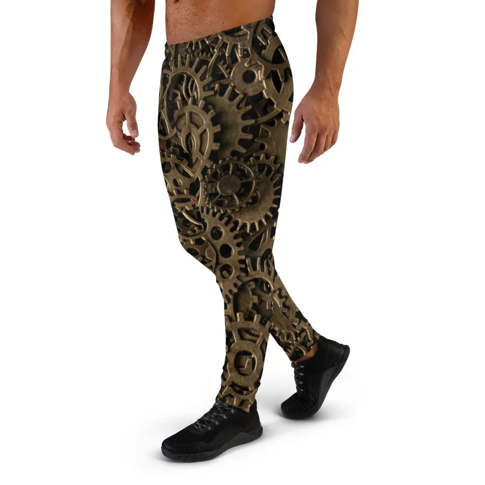 Steampunk Gears Men's Slim Fit Joggers