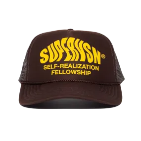 SUPERVSN Studio Self Realization Trucker Hat 'Brown'