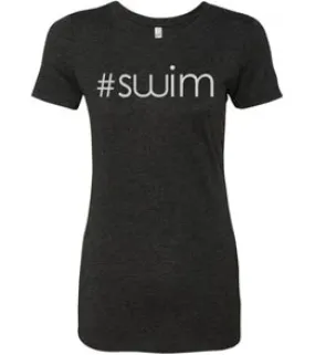 #Swim Ladies Tri Blend Tee