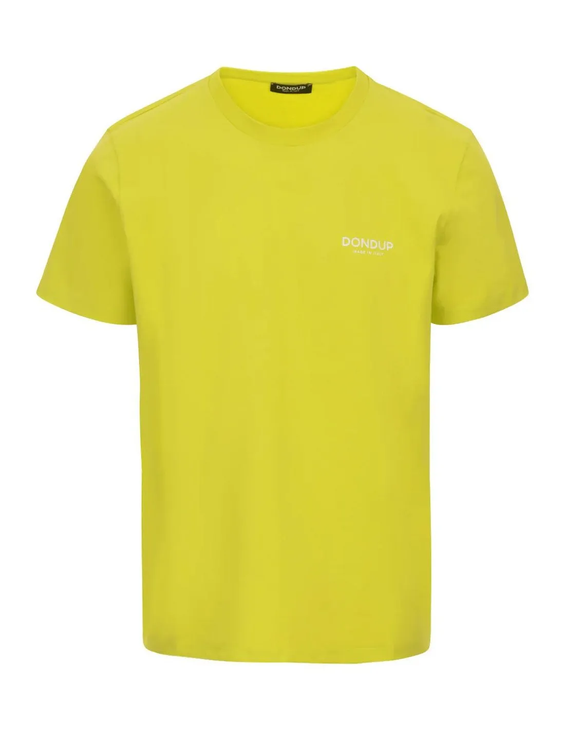 T-shirt Dondup uomo US198JF0309UHN5 gialla lime