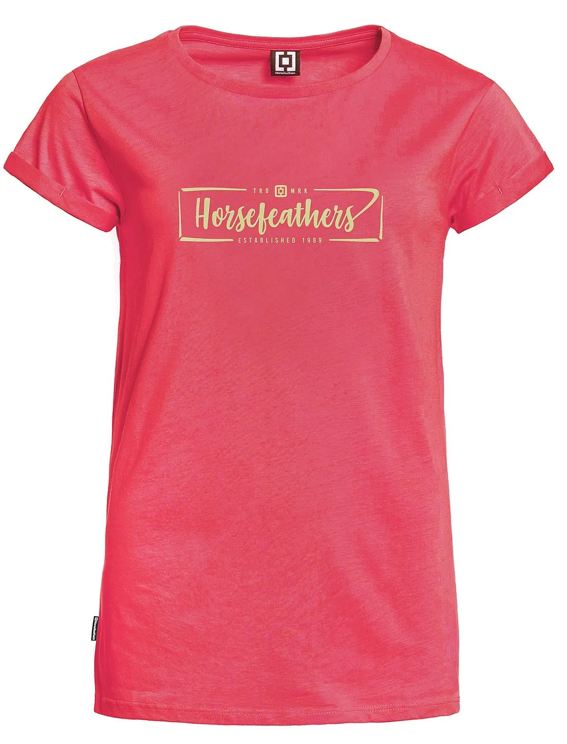 T-Shirt Horsefeathers Elite - Claret Red - women´s