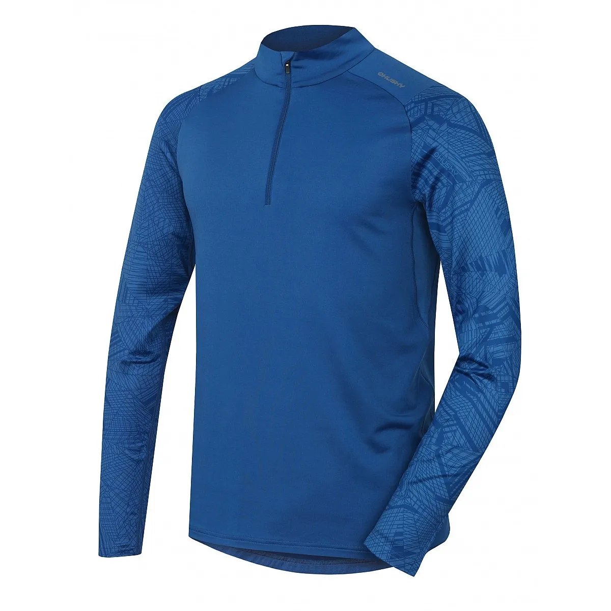 T-Shirt Husky Active Winter Zip LS - Dark Blue - men´s