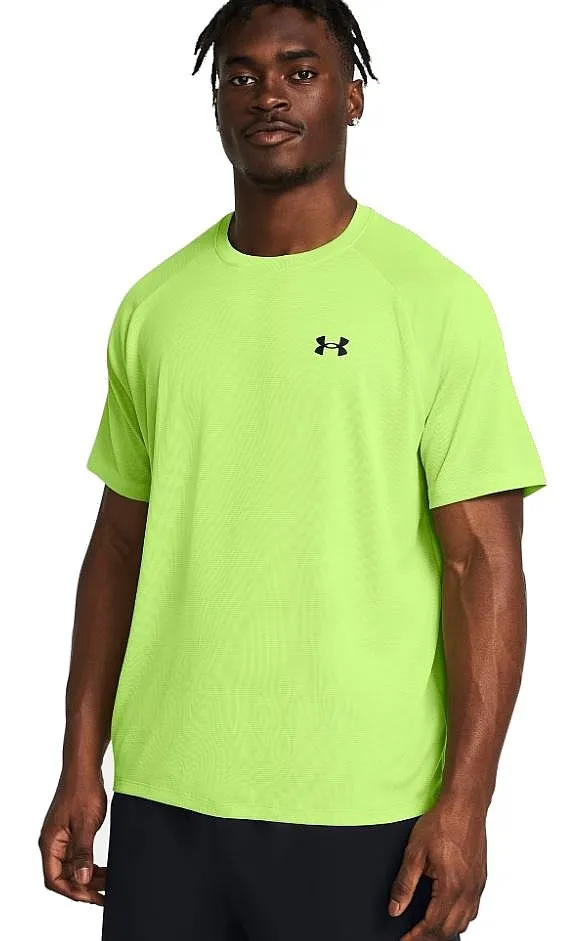 T-Shirt Under Armour Textured Tech - Morph Green/Black - men´s