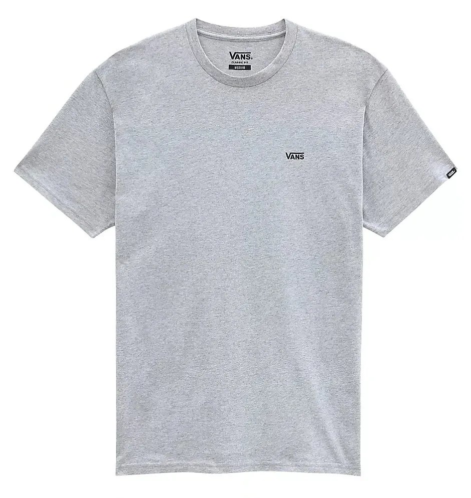 T-Shirt Vans Left Chest Logo - Athletic Heather/Black - men´s