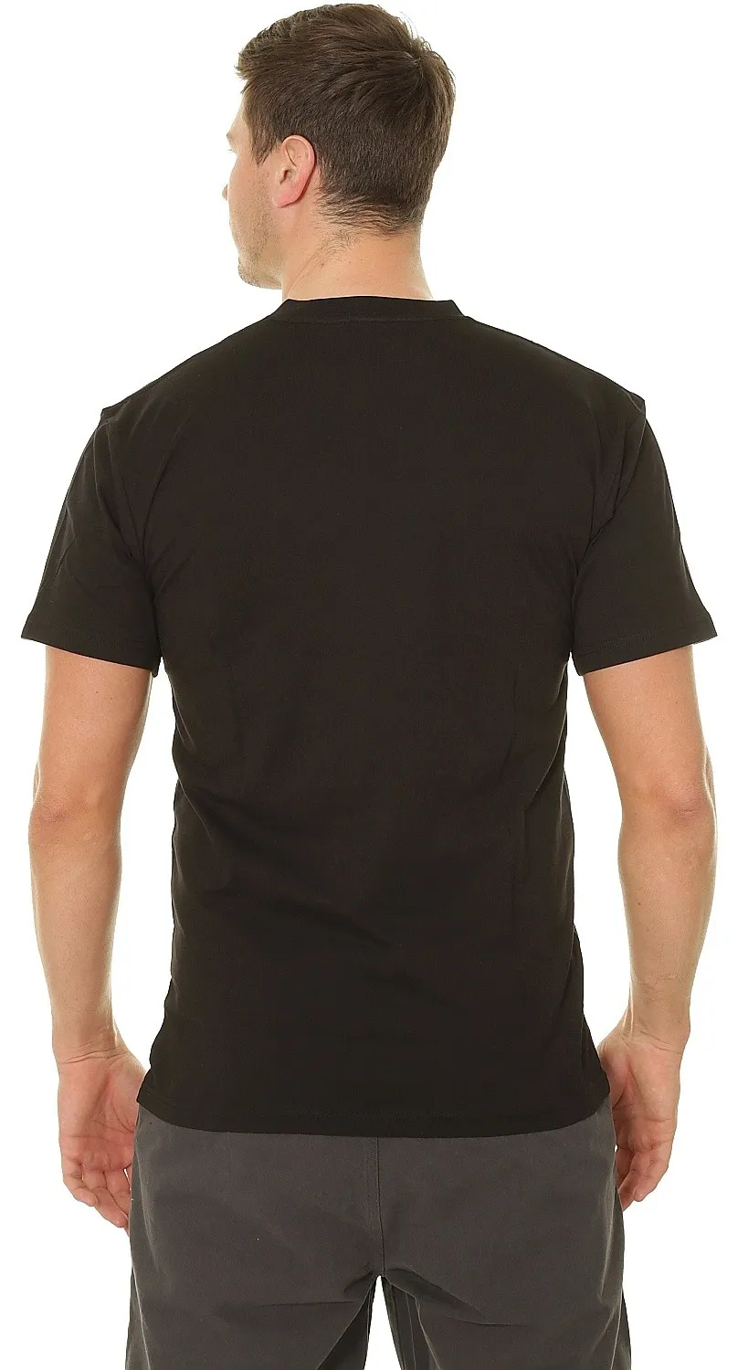 T-Shirt Vans Left Chest Logo - Black/White - men´s