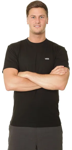 T-Shirt Vans Left Chest Logo - Black/White - men´s