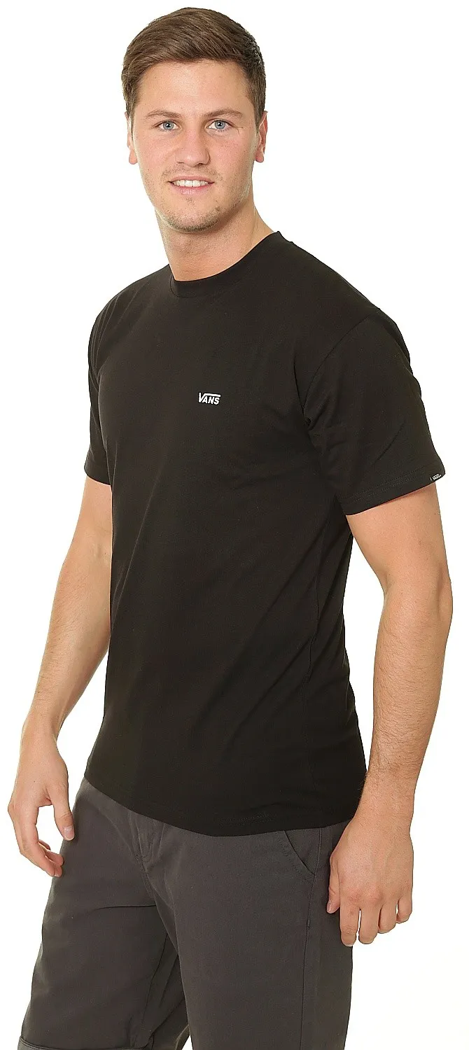 T-Shirt Vans Left Chest Logo - Black/White - men´s