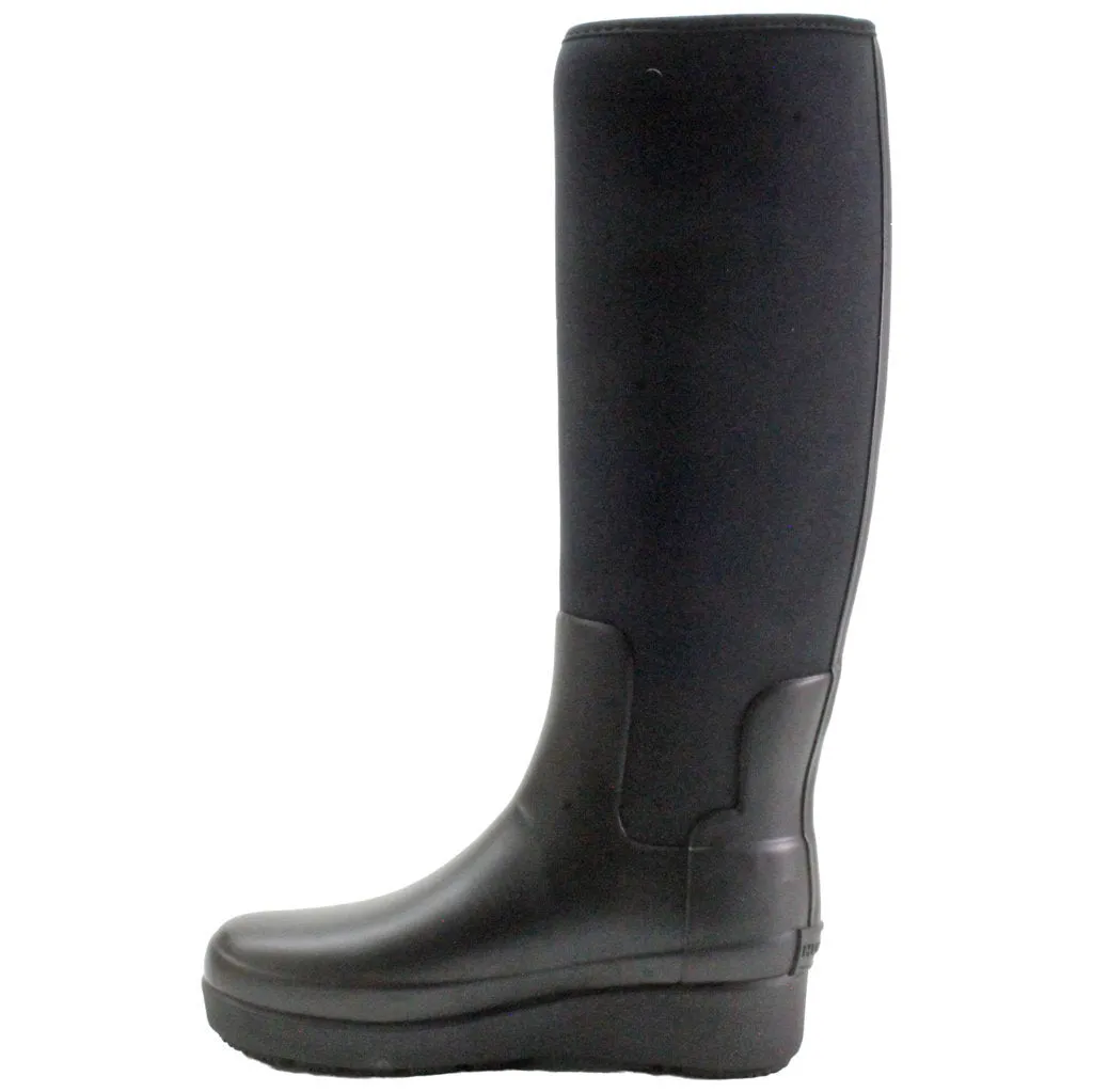 Tall Neoprene Synthetic Leather Women's Boots - UK 4 - US 6 Women - EU 37