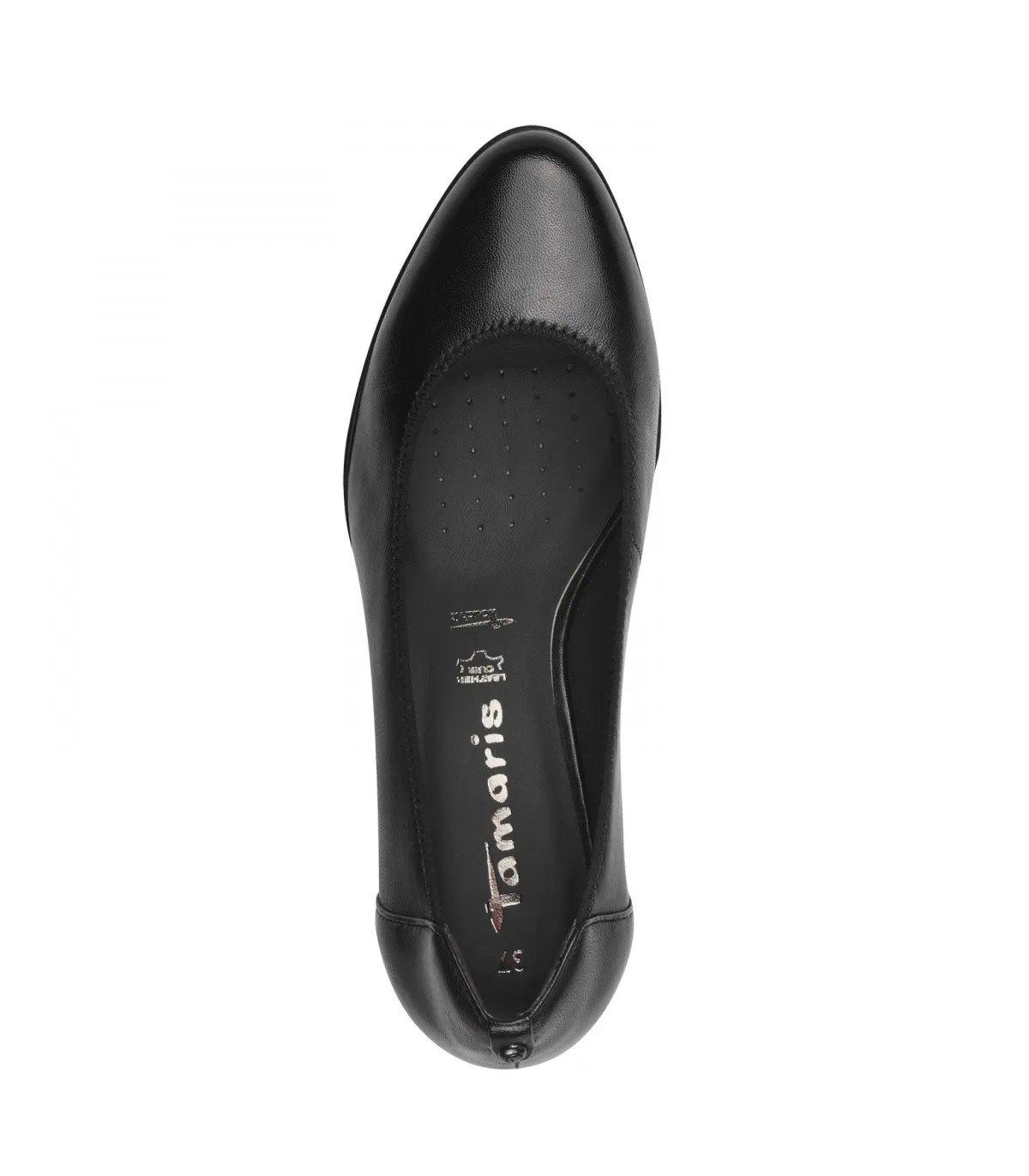 Tamaris Black Heel Leather 1-22416-43-001