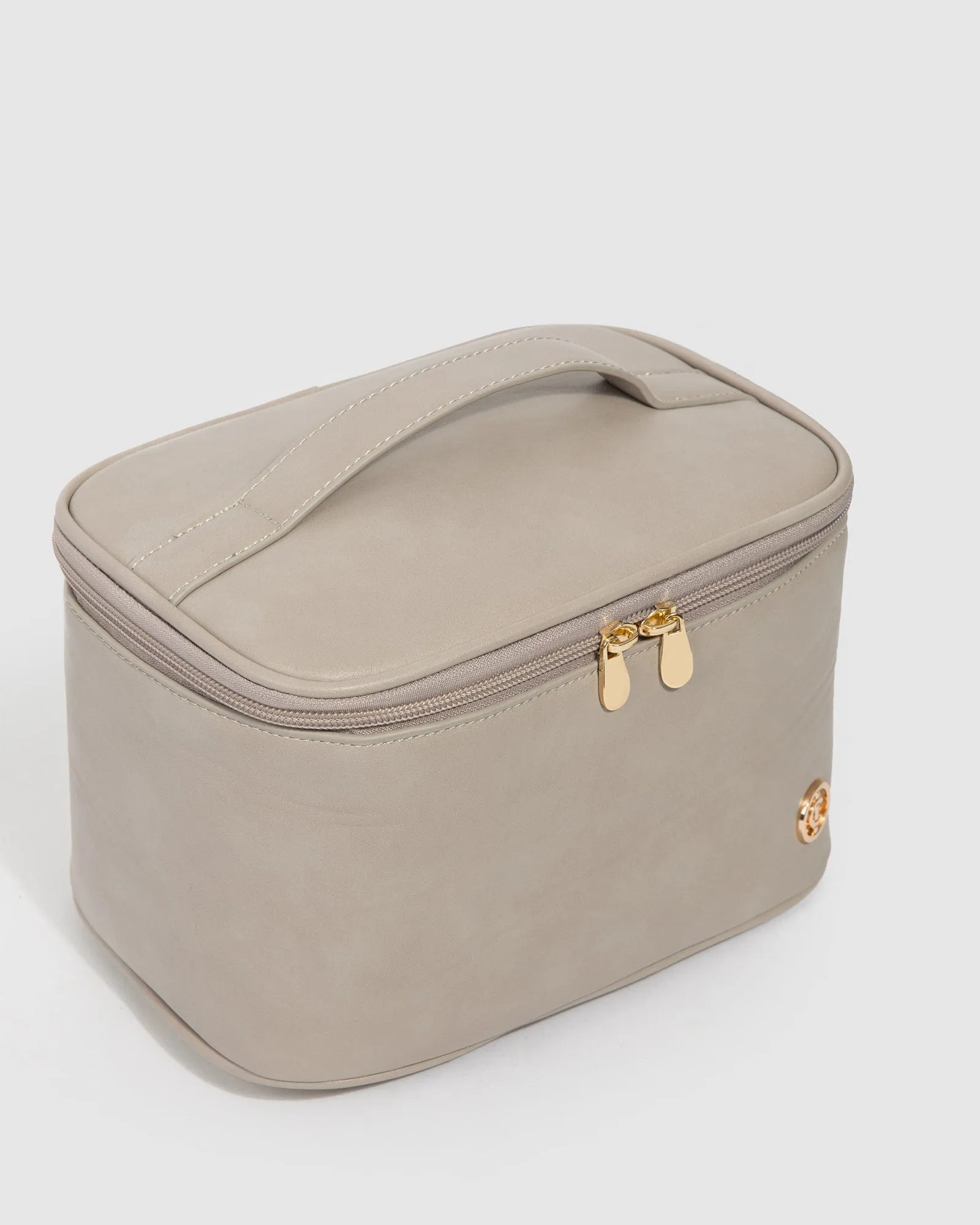 Taupe Harper Top Handle Lunch Bag