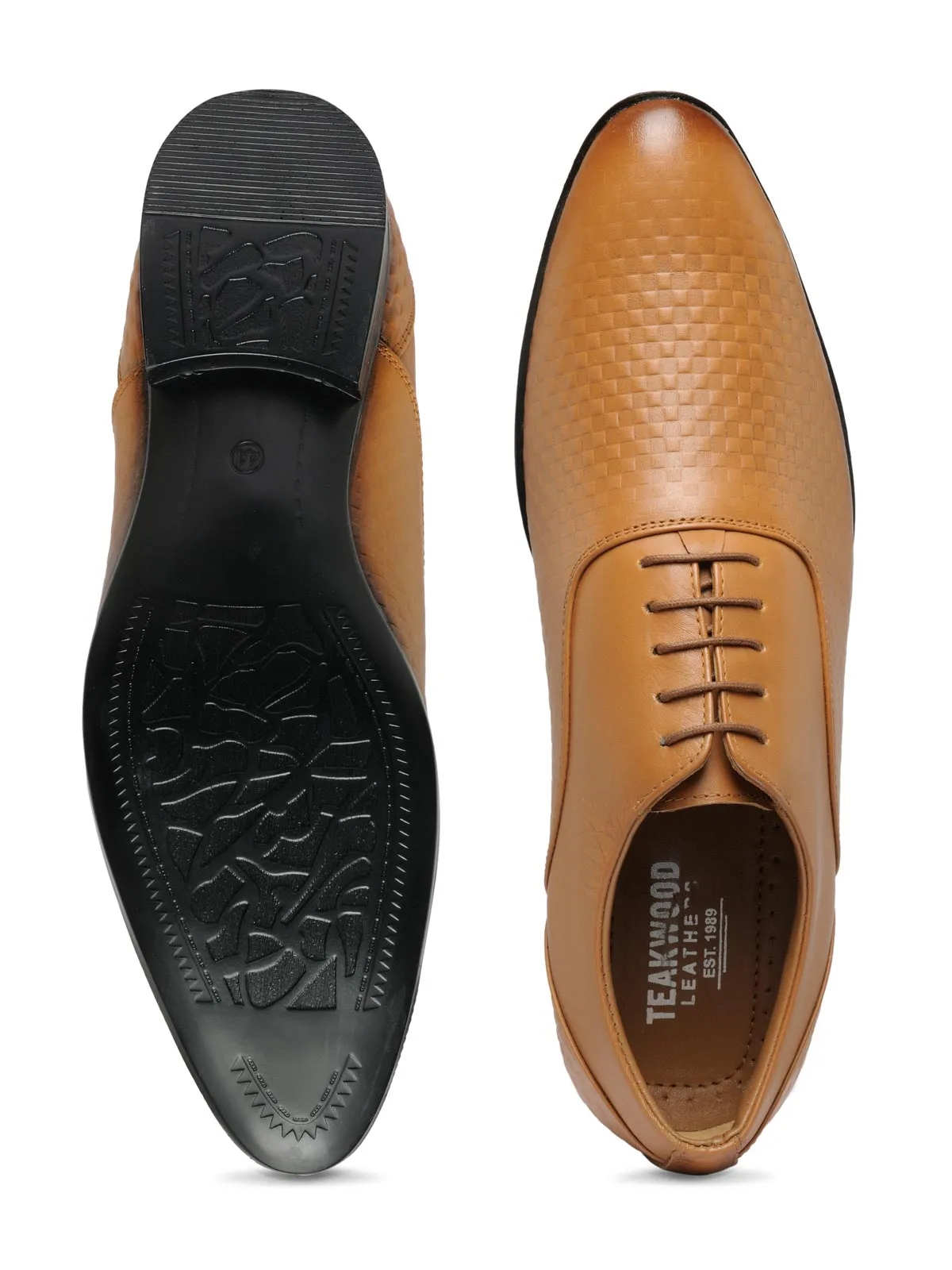 Teakwood Genuine Leather Oxford Shoes Shoes