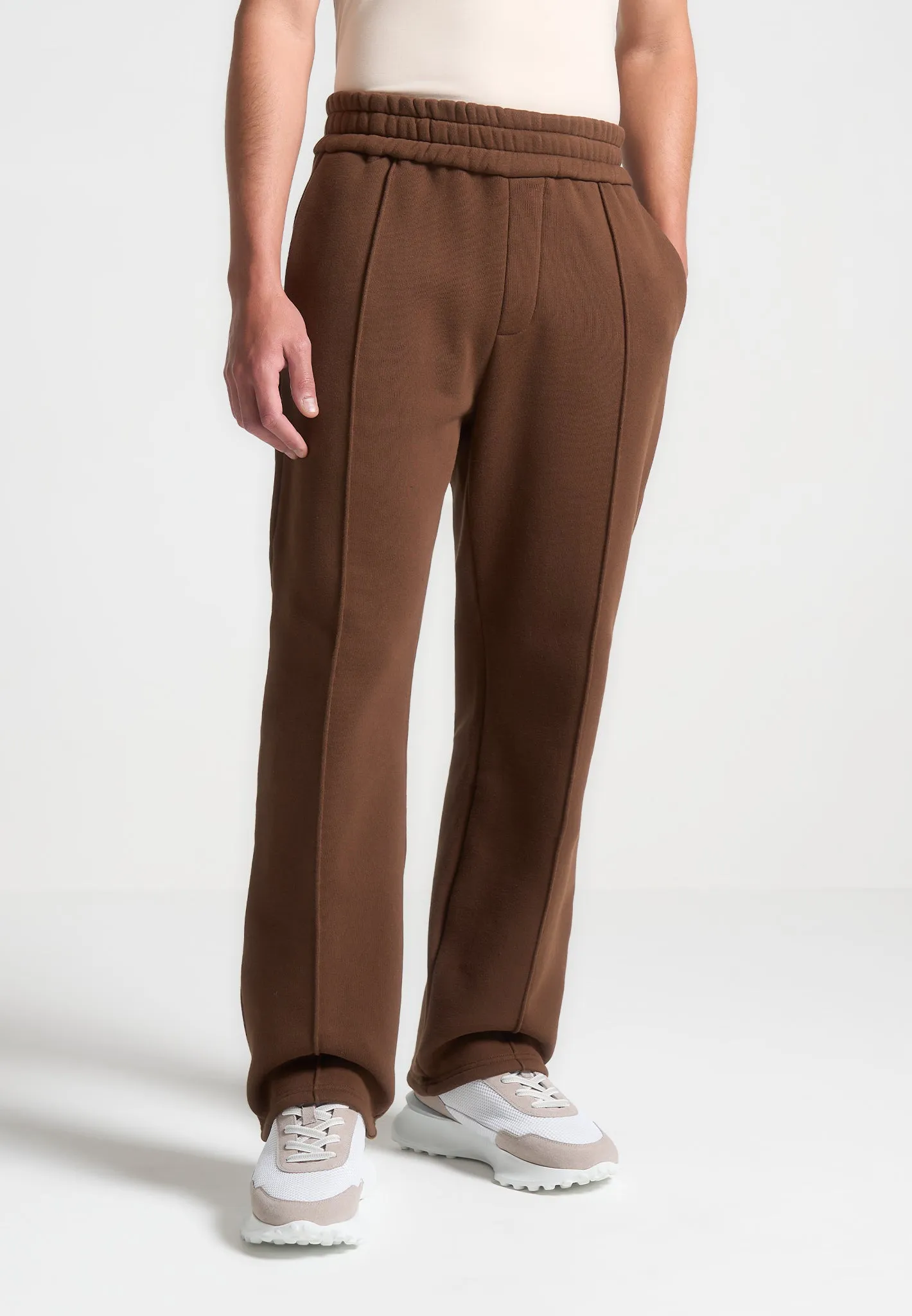 ternel Pintuck Joggers - Brown