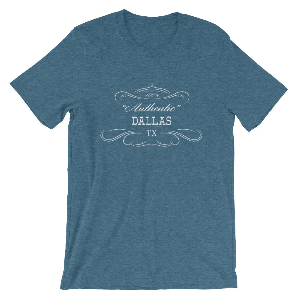 Dallas Texas Short-Sleeve Unisex T-Shirt - Authentic - TX