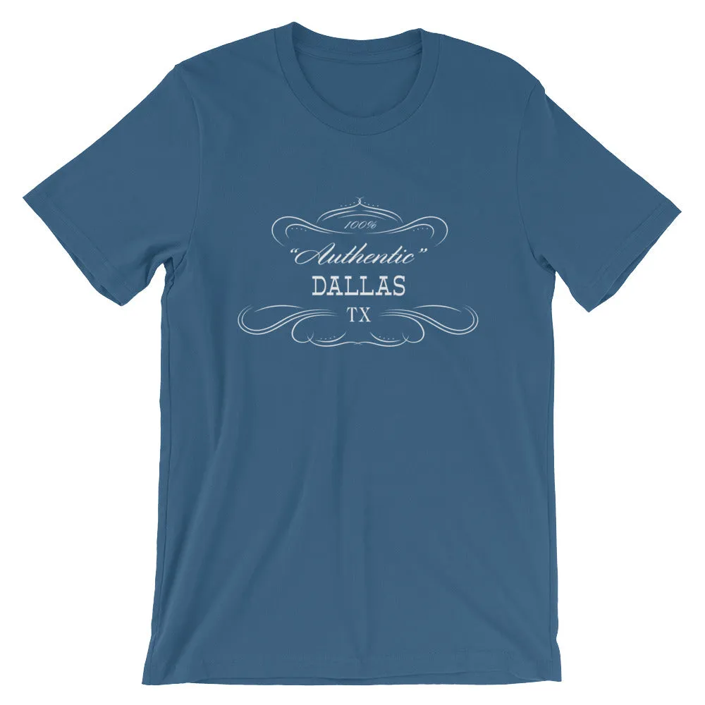 Dallas Texas Short-Sleeve Unisex T-Shirt - Authentic - TX