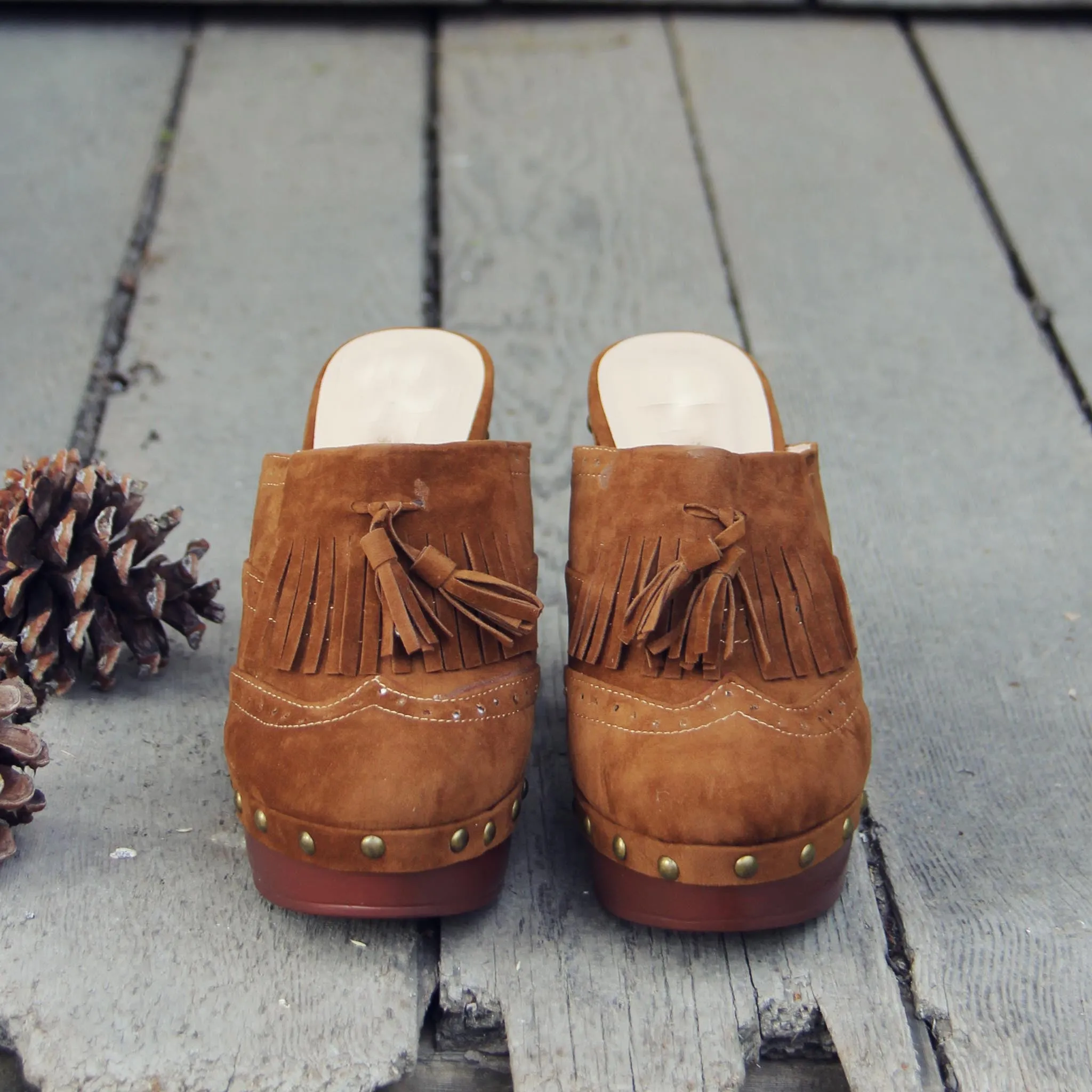 70's Tassel Wedges