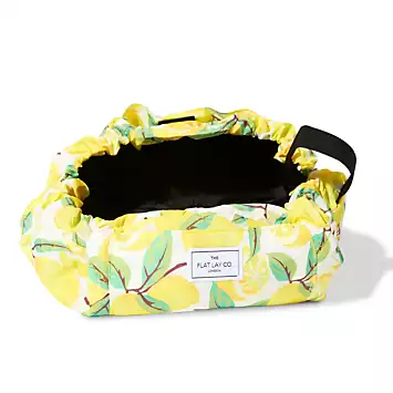 The Flat Lay Co. Lemons Open Flat Makeup Bag | Kaleidoscope