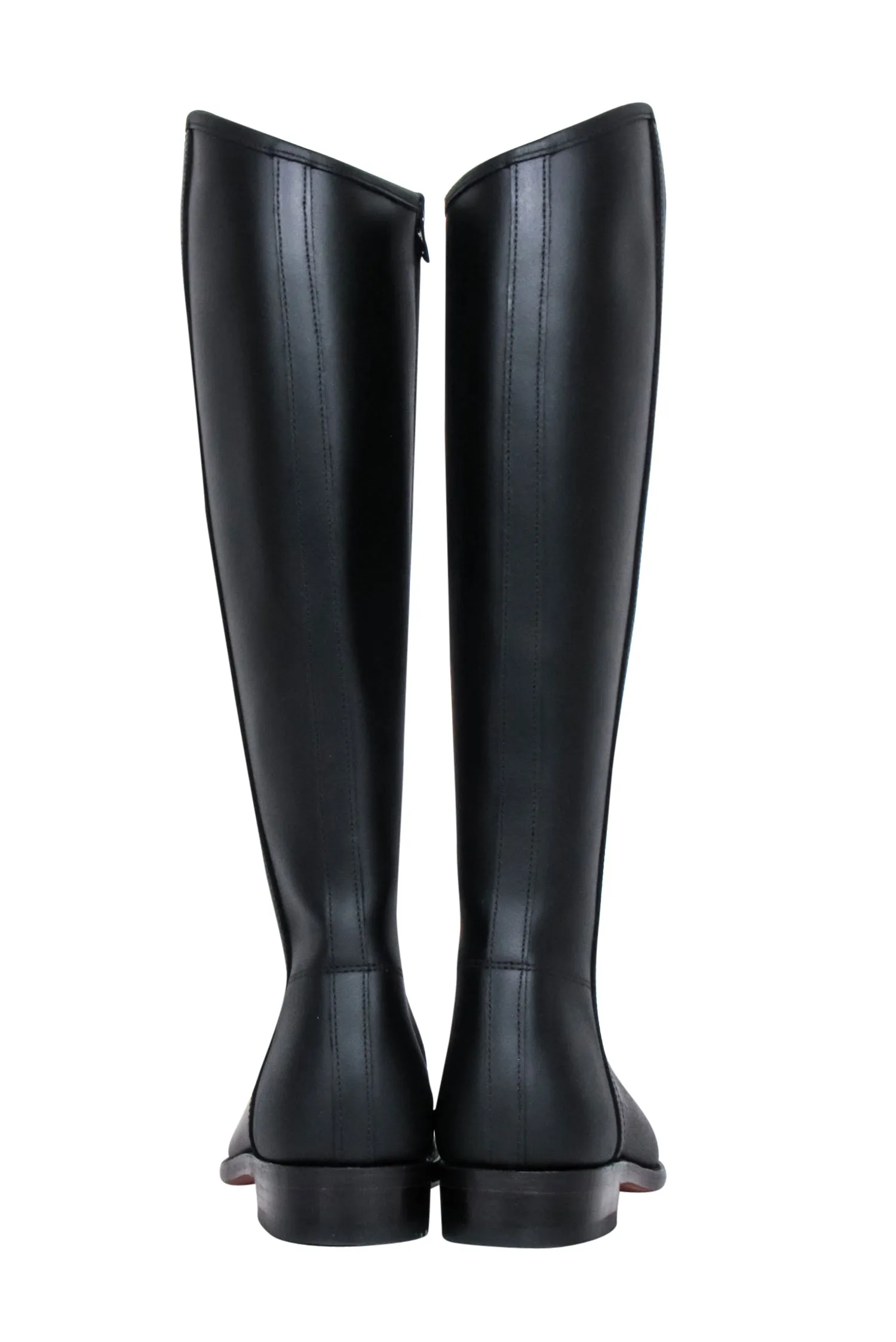 The House of Bruar - Black Leather Tall Riding Boots Sz 9