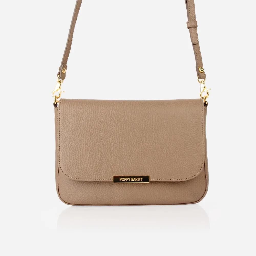 The Medium Day to Night Bag Biscotti Pebble