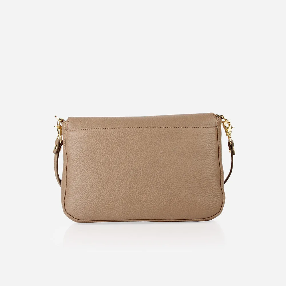 The Medium Day to Night Bag Biscotti Pebble