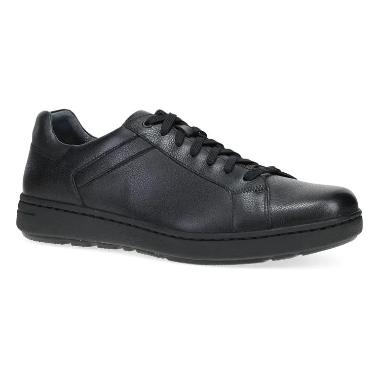  Timothy Casual Work Leather Sneaker in Black  