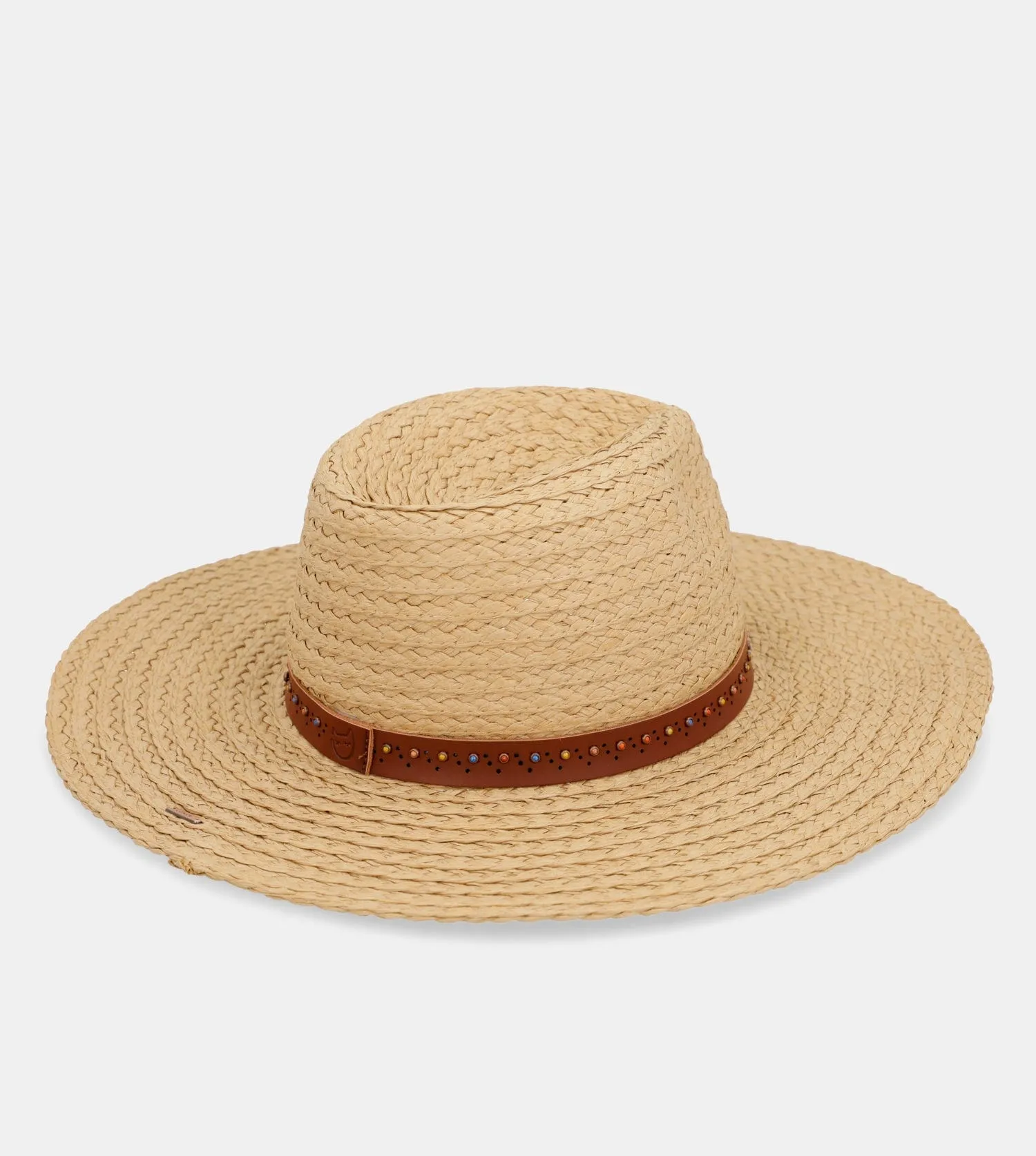 Toasted raffia hat