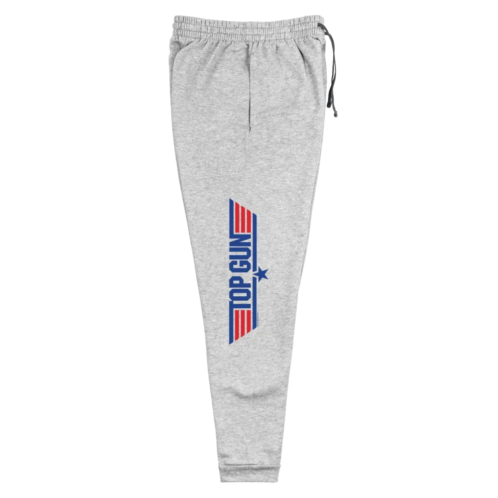 Top Gun Red & Blue Logo Adult Fleece Joggers