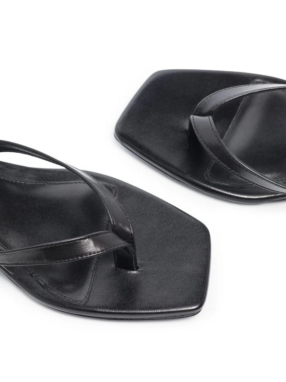 Toteme Pre Leather Heel Thong Sandals