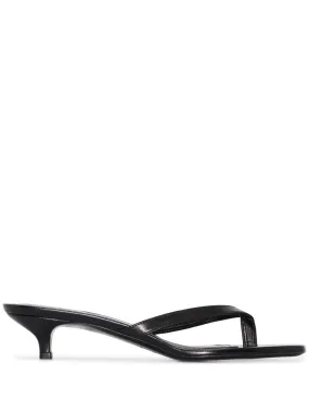 Toteme Pre Leather Heel Thong Sandals