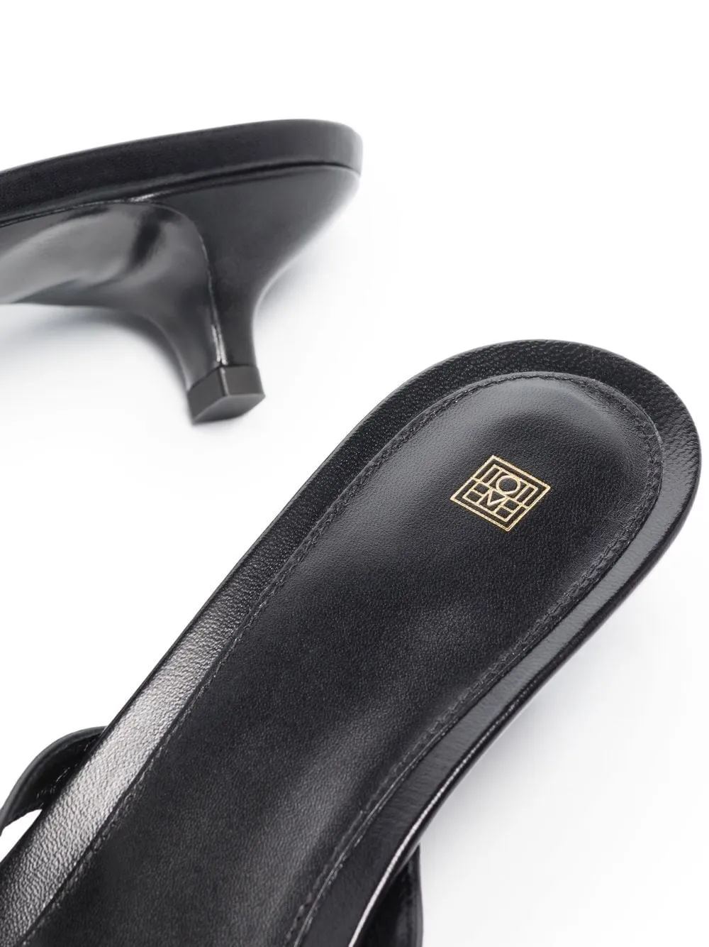 Toteme Pre Leather Heel Thong Sandals