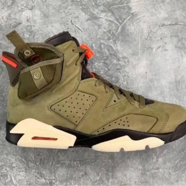 Travis scott x air jordan 6 big kid