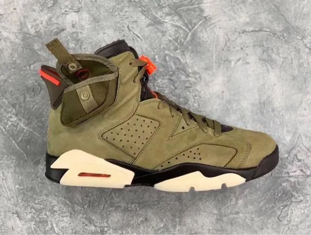 Travis scott x air jordan 6 big kid