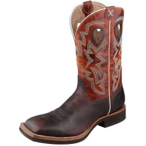 Twisted X Men’s Horseman Boot in Chocolate/Orange