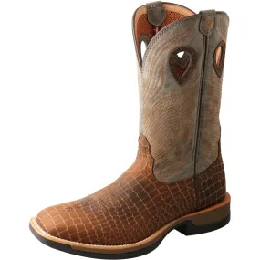 Twisted X Men's Brown and Grey Tech X Boot