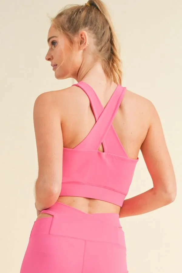 Ultra Soft Crossover Sports Bra