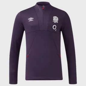 Umbro England Rugby Men's 1/2 Zip Fleece Nightshade