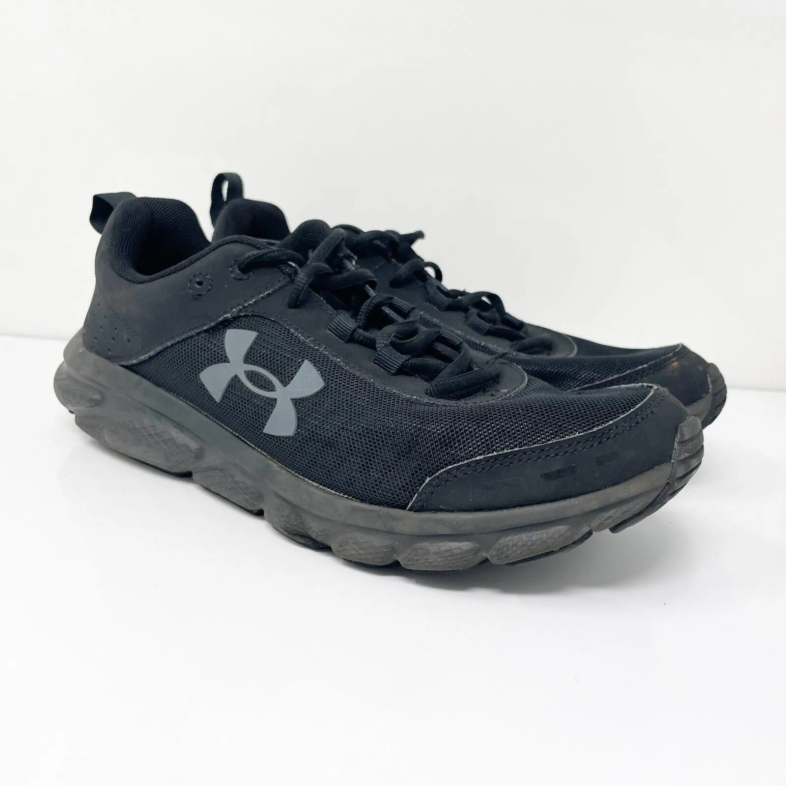 Under Armour Mens Charged Assert 8 3021952-002 Black Running Shoes Sneakers Sz 9