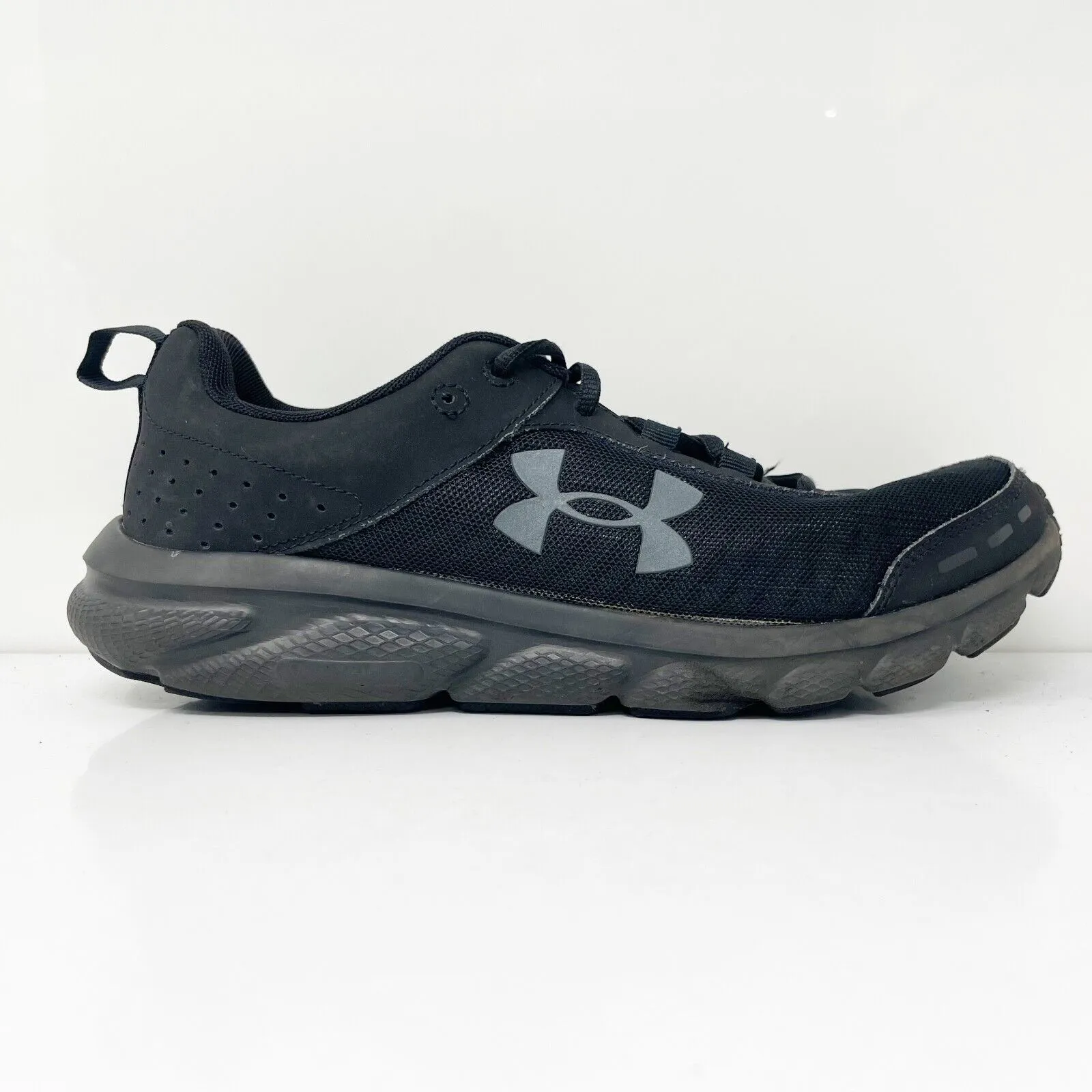 Under Armour Mens Charged Assert 8 3021952-002 Black Running Shoes Sneakers Sz 9