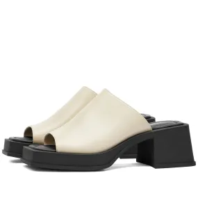 Vagabond Hennie Heel Mule Off White - Shop Now