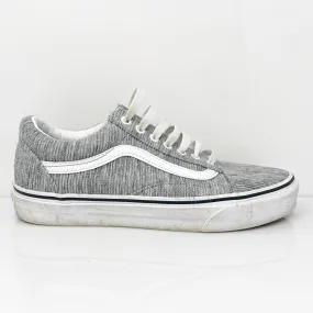 Vans Unisex Rib Knit 500714 Gray Casual Shoes Sneakers Size M 8 W 9.5