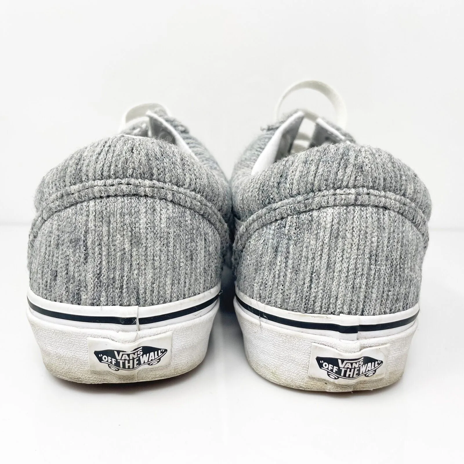 Vans Unisex Rib Knit 500714 Gray Casual Shoes Sneakers Size M 8 W 9.5