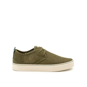 Vegan sneaker mesh khaki SID022